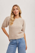 Load image into Gallery viewer, Aspen Puff Sleeve Knit Sweater