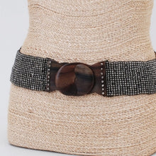 Load image into Gallery viewer, Honeycomb Hand Loomed Glass Beaded Belt~ in many colors