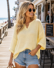 Load image into Gallery viewer, Coastal Breeze Lightweight Knit Pullover
