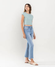 Load image into Gallery viewer, Vervet by Flying Monkey High Rise Raw Hem Flare