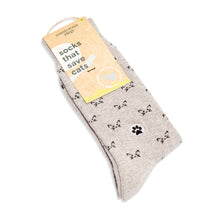 Load image into Gallery viewer, Socks that Save Cats (Gray Cats)