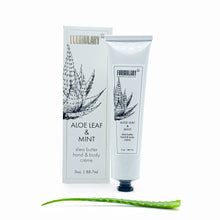 Load image into Gallery viewer, Aloe Leaf & Mint - Shea Butter Hand and Body Creme Tube