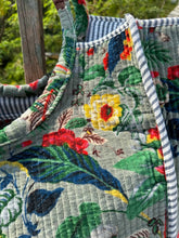 Load image into Gallery viewer, Monkey Print Bag Tote Bag Market Bag Velvet Bag Quilted Bags