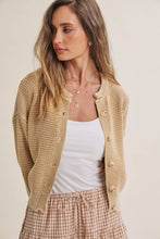 Load image into Gallery viewer, In February Waffle Stitch Cardigan