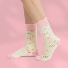 Load image into Gallery viewer, Socks that Support Self-Checks (Pink Tatas)