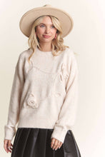 Load image into Gallery viewer, Desiree Applique Sweater