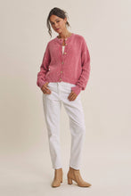 Load image into Gallery viewer, In February Waffle Stitch Cardigan