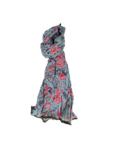 Load image into Gallery viewer, Voile Scarves w/ pom pom edging
