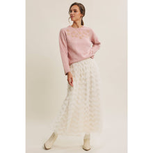 Load image into Gallery viewer, Blush Embroidery Sweater