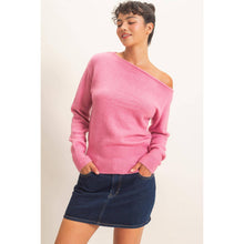 Load image into Gallery viewer, Off The Shoulder Sweater Top