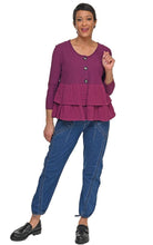 Load image into Gallery viewer, Tulip Cherub Cardigan in Mulberry