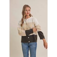 Load image into Gallery viewer, In February Soft Stripe Cardigan