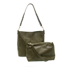 Load image into Gallery viewer, Tessa Convertible Hobo With Link Shoulder Strap