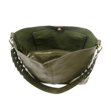 Load image into Gallery viewer, Tessa Convertible Hobo With Link Shoulder Strap