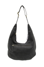 Load image into Gallery viewer, Black Rochelle Faux Suede Large Crescent Hobo~ several colors