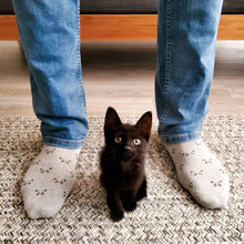Load image into Gallery viewer, Socks that Save Cats (Gray Cats)