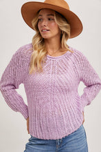 Load image into Gallery viewer, Raglan Open Knit Pullover~ in Tan and Mocha too