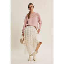 Load image into Gallery viewer, Blush Embroidery Sweater