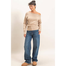 Load image into Gallery viewer, Off The Shoulder Sweater Top