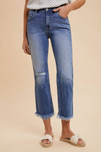 Load image into Gallery viewer, Vanilla Monkey Comfort Stretch Straight Leg Frayed Hem Jeans~ coming 8/1