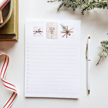 Load image into Gallery viewer, Christmas checklist notepad