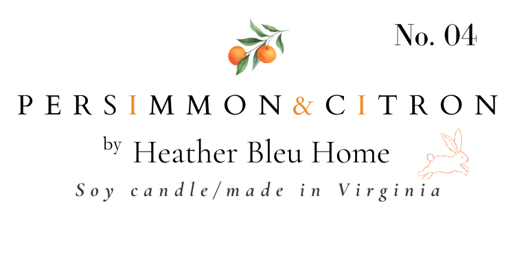 Persimmon & Citron Soy Candle