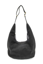 Load image into Gallery viewer, Black Rochelle Faux Suede Large Crescent Hobo~ several colors