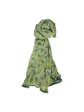 Load image into Gallery viewer, Voile Scarves w/ pom pom edging