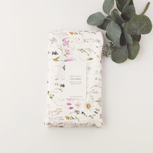 Load image into Gallery viewer, Heather Bleu Home Lavender Wheat Body Wrap ~ Lavender essential oil