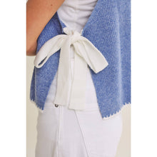 Load image into Gallery viewer, In February Ribbon Whipstitch Sweater Vest
