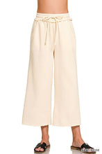 Load image into Gallery viewer, Acid Wash Fleece Palazzo Sweatpants With Pockets
