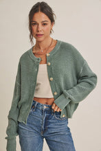 Load image into Gallery viewer, In February Waffle Stitch Cardigan
