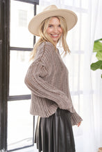 Load image into Gallery viewer, James Distressed Mineral Wash Sweater
