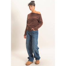 Load image into Gallery viewer, Off The Shoulder Sweater Top
