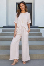 Load image into Gallery viewer, Dust Italian Fringe Hem Pants
