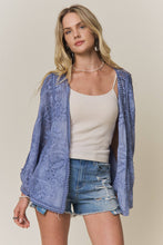 Load image into Gallery viewer, Embroidered Kimono Cardigan
