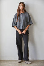 Load image into Gallery viewer, Kelly Knit Sweater Quarter Sleeve Button Up Cardigan~ also in Navy
