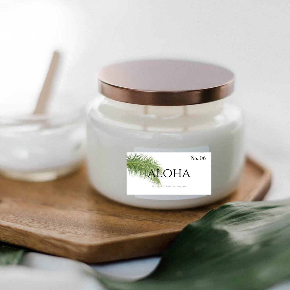 ALOHA Soy Candle~  New!