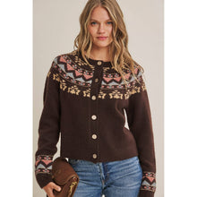 Load image into Gallery viewer, Nordic Cardigan Sweater
