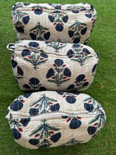 Load image into Gallery viewer, Floral Printed Toiletry/Cosmetic/Travel Bags (3 sizes)~ coming soon!

