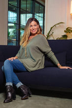 Load image into Gallery viewer, Darby Seriously Soft Single Pocket Sweater~ in many colors
