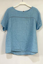 Load image into Gallery viewer, Pebble Beach Stitch Top~ also in Navy &amp; Chambray
