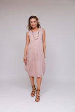 Load image into Gallery viewer, Saga sleeveless cotton/linen dress~In several colors
