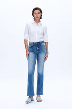 Load image into Gallery viewer, Stella Mid Rise Flare Jeans by Bayeas
