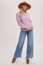 Load image into Gallery viewer, Raglan Open Knit Pullover~ in Tan and Mocha too
