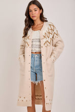 Load image into Gallery viewer, Nordic Fair Isle  Long Cardigan~ 11/4 arrival
