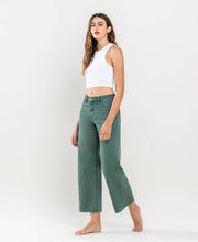 Load image into Gallery viewer, Heather High Rise Crop Wide Leg
