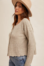 Load image into Gallery viewer, Shelley Brushed Edge Cardigan
