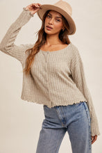 Load image into Gallery viewer, Shelley Brushed Edge Cardigan
