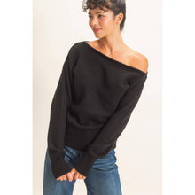 Load image into Gallery viewer, Off The Shoulder Sweater Top
